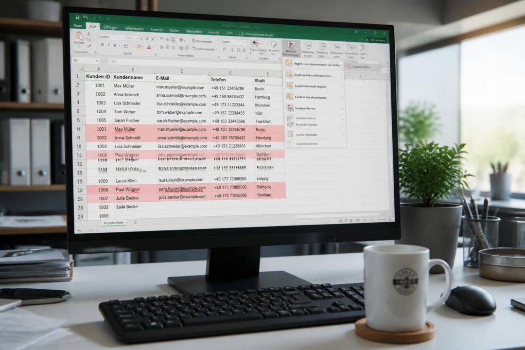erfahren sie, wie sie duplikate in excel schnell finden und entfernen können – alle methoden im überblick für effiziente tabellenverwaltung.