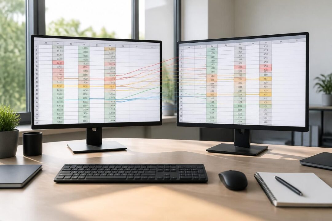 lernen sie, wie sie excel-tabellen effektiv vergleichen und verknüpfen, um unterschiede schnell zu finden und daten nahtlos zu verbinden.