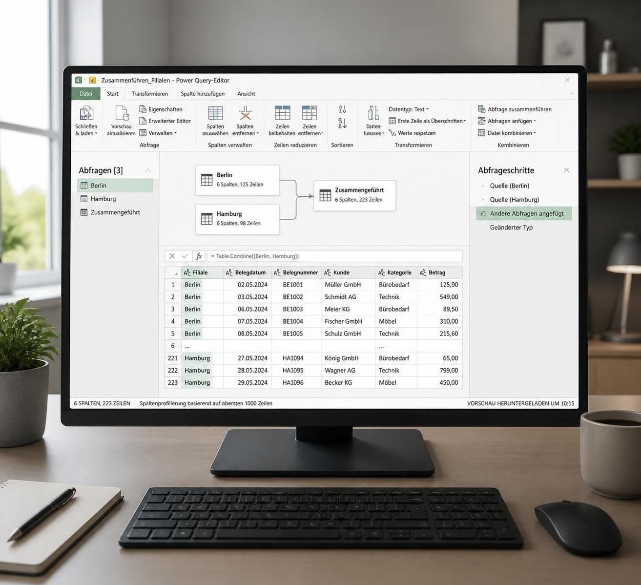 lernen sie mit power query, wie sie als einsteiger daten einfach automatisch zusammenführen und bereinigen können, um ihre analyse effizienter zu gestalten.