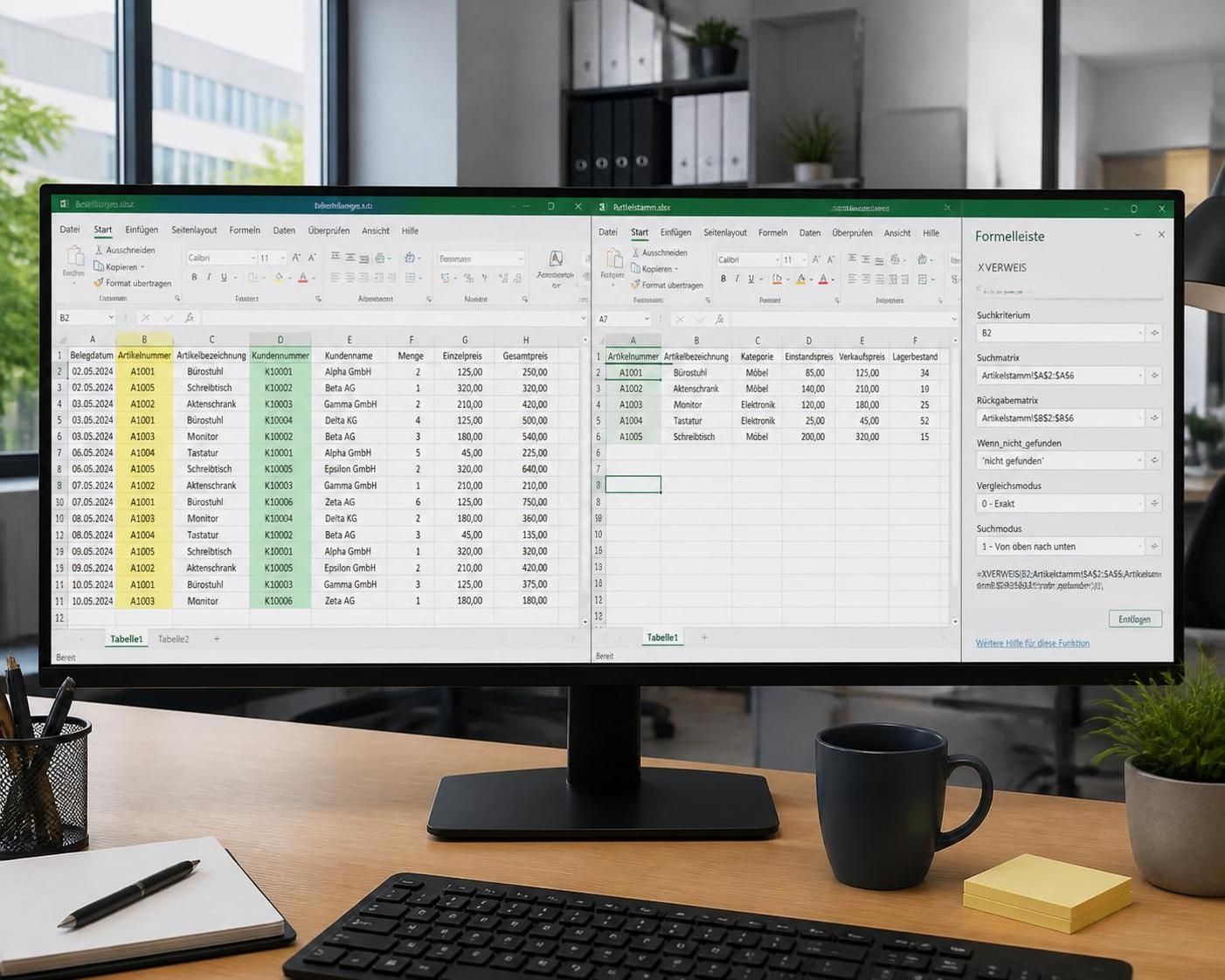 entdecken sie den umfassenden vergleich zwischen sverweis und xverweis in excel. lernen sie, wie sie daten effizient abgleichen und die besten funktionen für ihre tabellen nutzen.